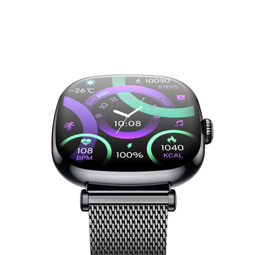 KSIX Iria pametni sat s dva remena, crni