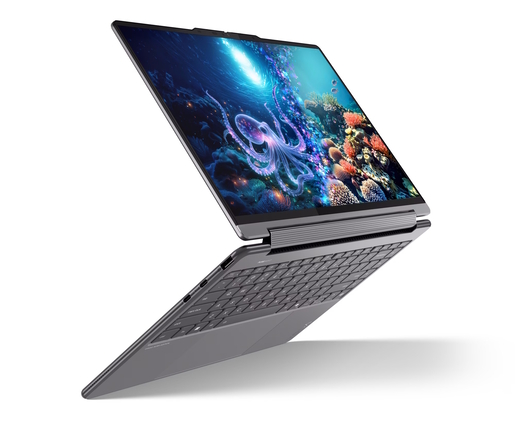 Lenovo Yoga 9 2u1 14ILL10, 83LC002ESC, 14 WQXGA+ OLED Touchscreen 500nits, Intel Core Ultra 7 258V, 32GB RAM, 1TB PCIe NVMe SSD, Intel Graphics, Windows 11 Pro, laptop