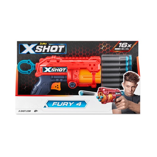 X-Shot puška sa spužvastim mecima - Fury 4