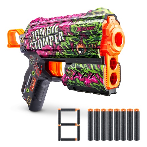X-Shot Skins pištolj sa spužvastim mecima - Flux Zombie Stomper