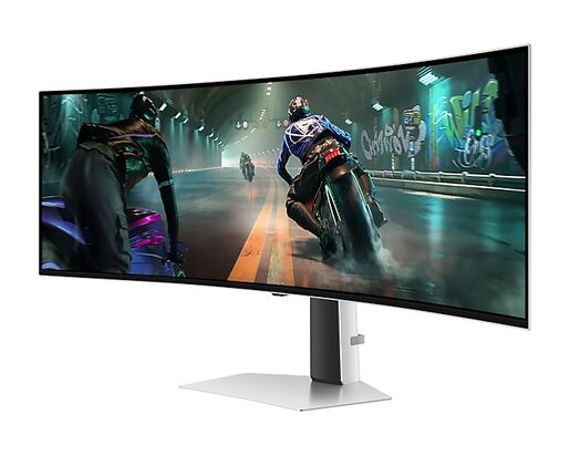 Samsung 49" Odyssey G9 Gaming monitor LS49DG910SUXEN, OLED Dual QHD, 144Hz, 0.03ms, DisplayPort, HDMI, Micro HDMI, USB-C, Zakrivljeni