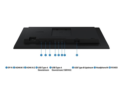 Samsung 24" monitor LS24D400GAUXEN, IPS Full HD, 100Hz, 5ms, 2x HDMI, DisplayPort, USB Hub, Pivot