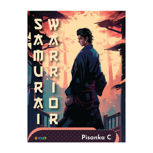 Pisanka C  STREET GOLD MIX, B5 linije, 24 listova, meki uvez