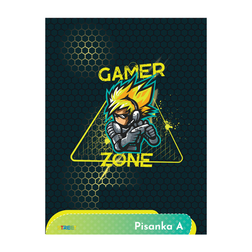 Pisanka A  STREET GOLD MIX, B5 linije, 16 listova, meki uvez