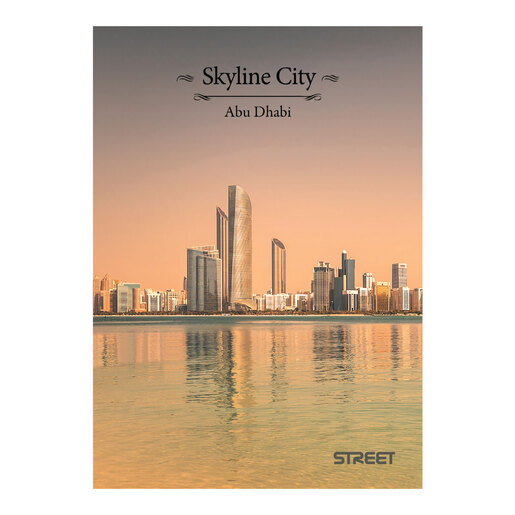 Bilježnica Street SKY LINE CITY, A4 kvadratići, 54 lista, meki uvez