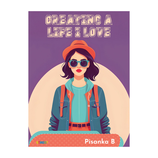 Pisanka B  STREET GOLD MIX, B5 linije, 16 listova, meki uvez