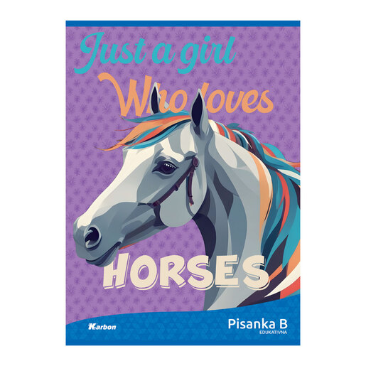 Pisanka B KARBON MIX, B5 linije, 16 listova, meki uvez