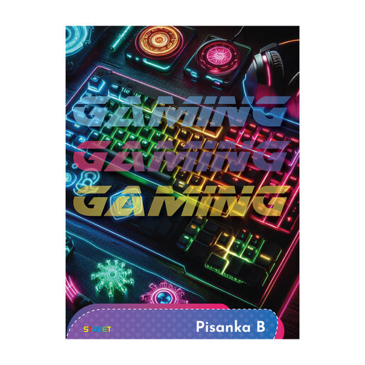 Pisanka B  STREET GOLD MIX, B5 linije, 16 listova, meki uvez