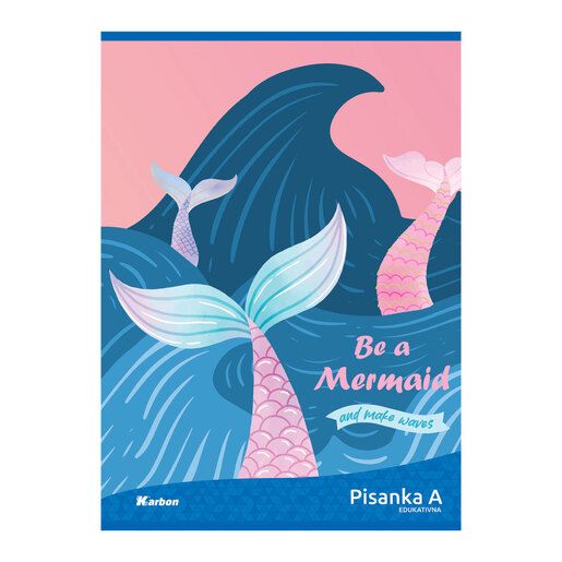 Pisanka A KARBON MIX, B5 linije, 16 listova, meki uvez