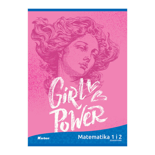 Pisanka Matematika 1 i 2 KARBON MIX, B5 kvadratići, 24 lista, meki uvez