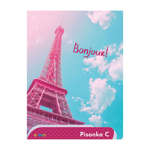 Pisanka C  STREET GOLD MIX, B5 linije, 24 listova, meki uvez