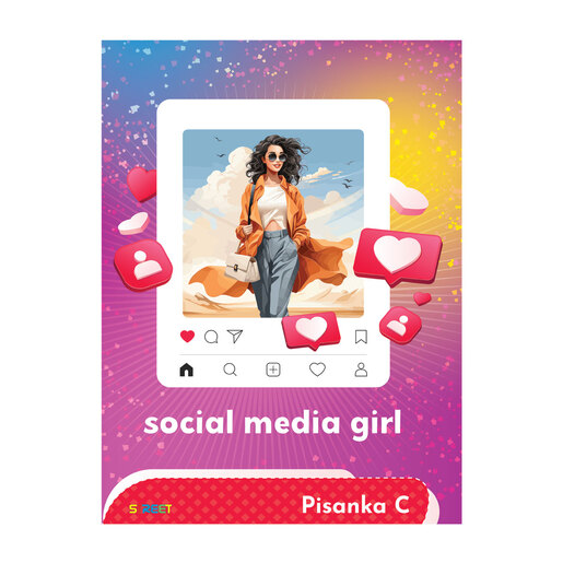 Pisanka C  STREET GOLD MIX, B5 linije, 24 listova, meki uvez