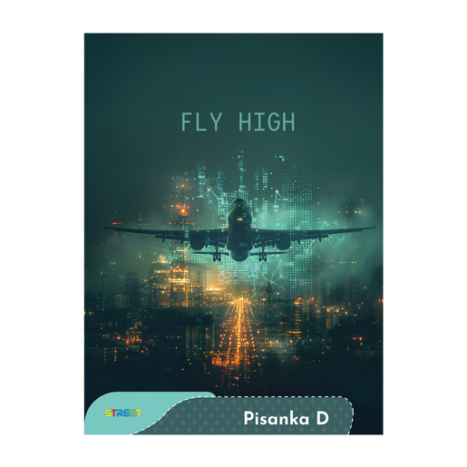 Pisanka D STREET MIX, B5 linije, 48 listova, meki uvez