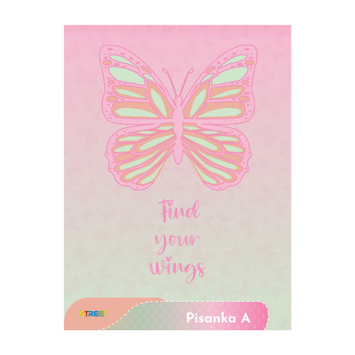 Pisanka A STREET MIX, B5 linije, 16 listova, meki uvez