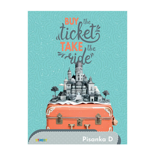 Pisanka D  STREET GOLD MIX, B5 linije, 48 listova, meki uvez