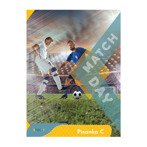 Pisanka C STREET MIX, B5 linije, 24 listova, meki uvez