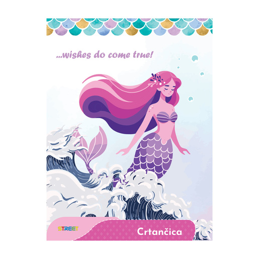 Crtančica STREET MIX, B5 linije, 16 listova, meki uvez