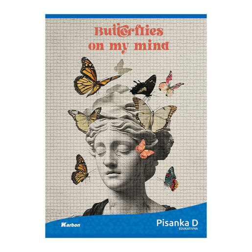 Pisanka D KARBON MIX, B5 linije, 48 listova, meki uvez