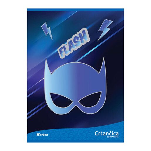 Crtančica KARBON MIX, B5 linije, 16 listova, meki uvez