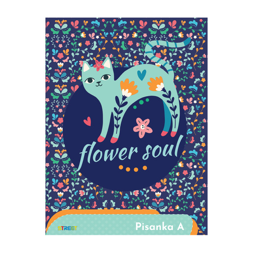 Pisanka A  STREET GOLD MIX, B5 linije, 16 listova, meki uvez