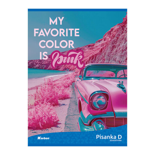 Pisanka D KARBON MIX, B5 linije, 48 listova, meki uvez