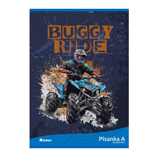 Pisanka A KARBON MIX, B5 linije, 16 listova, meki uvez