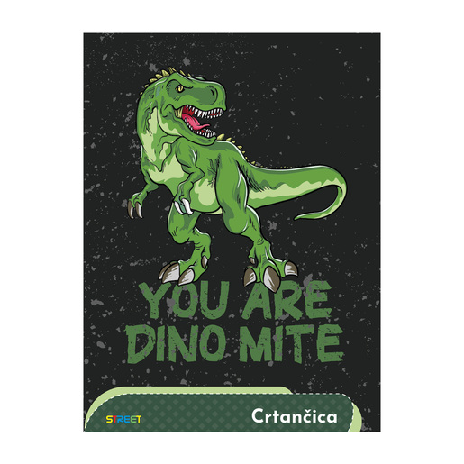 Crtančica STREET GOLD MIX, B5 linije, 16 listova, meki uvez