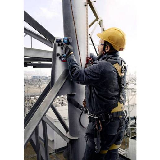 BOSCH Professional aku udarni stezač GDS 18V-350, 2x4.0Ah baterija, L-BOXX kovčeg