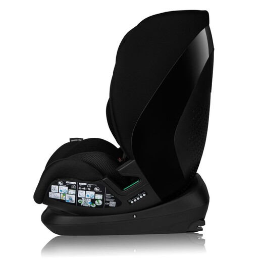 Lionelo autosjedalica Lavender i-Size 9-36 kg (76-150 cm), Carbon Black