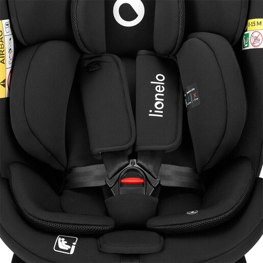 Lionelo autosjedalica Navy i-Size 0-36 kg (40-150 cm) 360, Black Onyx