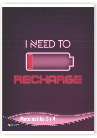 Pisanka Matematika 3 i 4 STREET MIX, B5 kvadratići, 48 listova, meki uvez