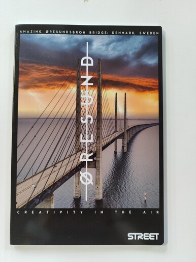 Bilježnica Street BRIDGES, A4 linije, 50 listova, meki uvez