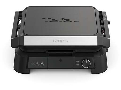 Tefal kontaktni roštilj Supergrill 3u1 standard crni