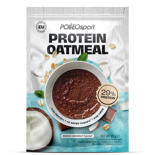 POLLEOsport   Protein Oatmeal, Chocolate Coconut, 60 g