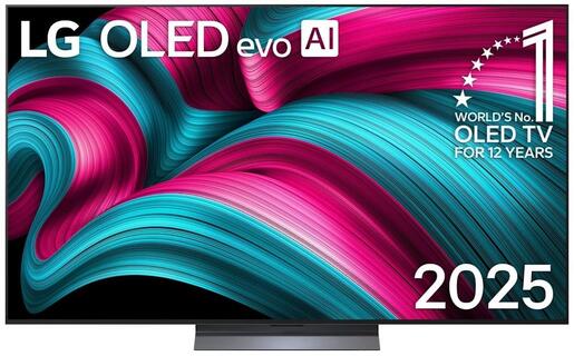 LG 65" OLED evo AI TV OLED65C51LA, 4K UHD, webOS Smart TV, Dolby Vision