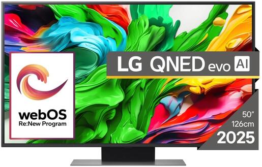 LG 50" QNED evo AI TV 50QNED86A3C, 4K miniLED, webOS Smart TV, Dolby Vision