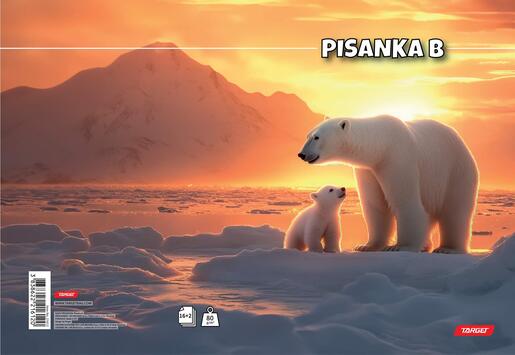 Pisanka B, Target životinje, B5, linije, 16 listova, meki uvez