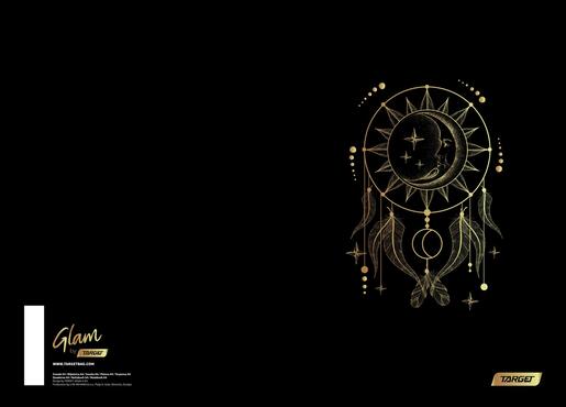 Bilježnica, Target Glam, A4, geometrija, 54 lista, meki uvez