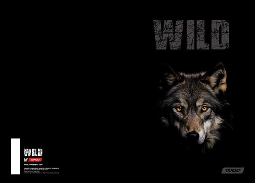 Bilježnica, Target Animal Wild, A4, geometrija, 54 lista, meki uvez