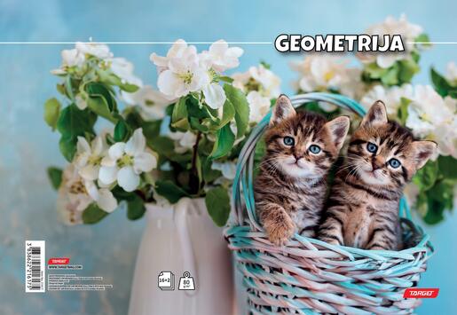 Pisanka, Target životinje, B5, geometrija, 16 listova, meki uvez