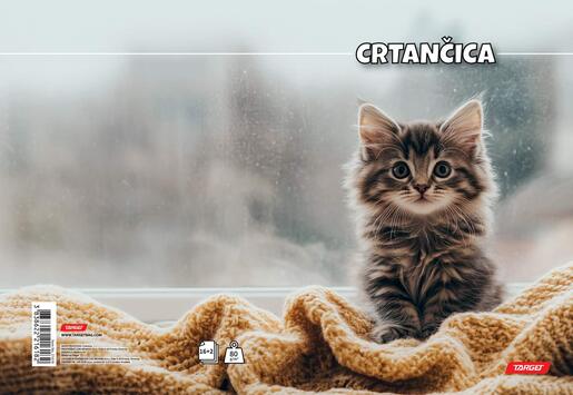 Crtančica, Target životinje, B5, linije, 16 listova, meki uvez