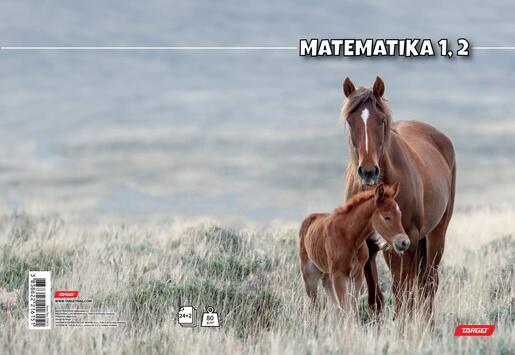 Pisanka, Target životinje, matematika 1 i 2, B5, kvadratići, 24 listova, meki uvez