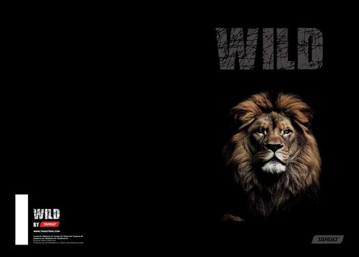 Bilježnica, Target Animal Wild, A4, kvadratići, 54 lista, meki uvez