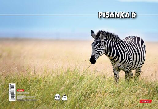 Pisanka D, Target životinje, B5, linije, 48 listova, meki uvez
