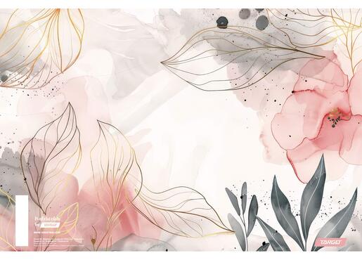 Bilježnica, Target Watercolor, A4, kvadratići, 54 lista, meki uvez