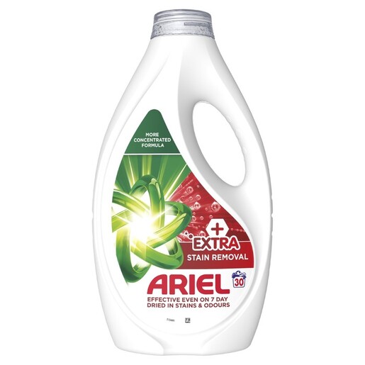 Ariel tekući deterdžent Extra+ Stain Removal, 30 pranja, 1.35 l