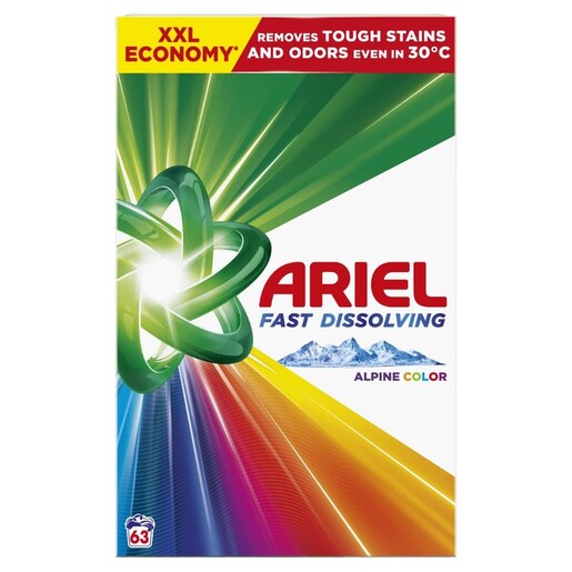 Ariel prašak Color, 63 pranja, 3.465 kg