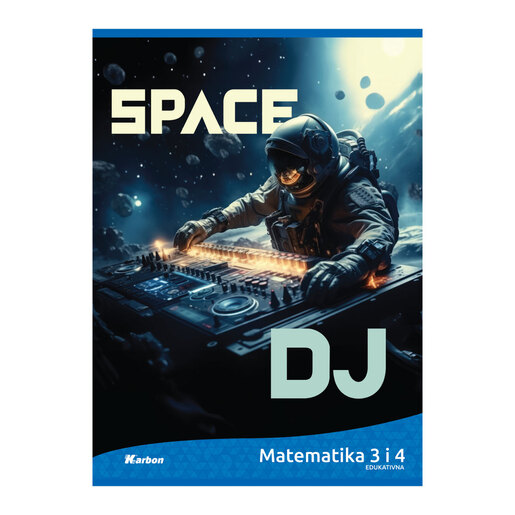 Pisanka Matematika 3 i 4 KARBON MIX, B5 kvadratići, 48 listova, meki uvez