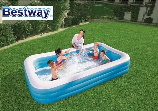 Bestway dječji bazen na napuhavanje Deluxe 305x183x56cm