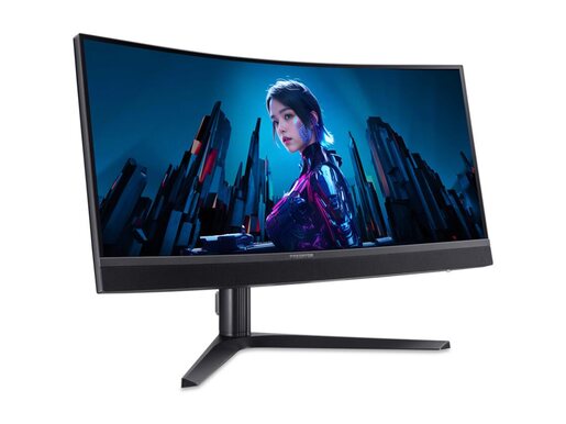 Acer Predator X34V3bmiiphuzx, UM.CXXEE.301, 34" UWQHD VA, 180Hz, 1ms, 2x HDMI, DisplayPort, USB-C, zvučnici, zakrivljeni, monitor